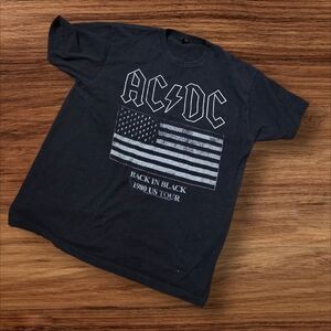 AC/DC Black Graphic T-Shirt